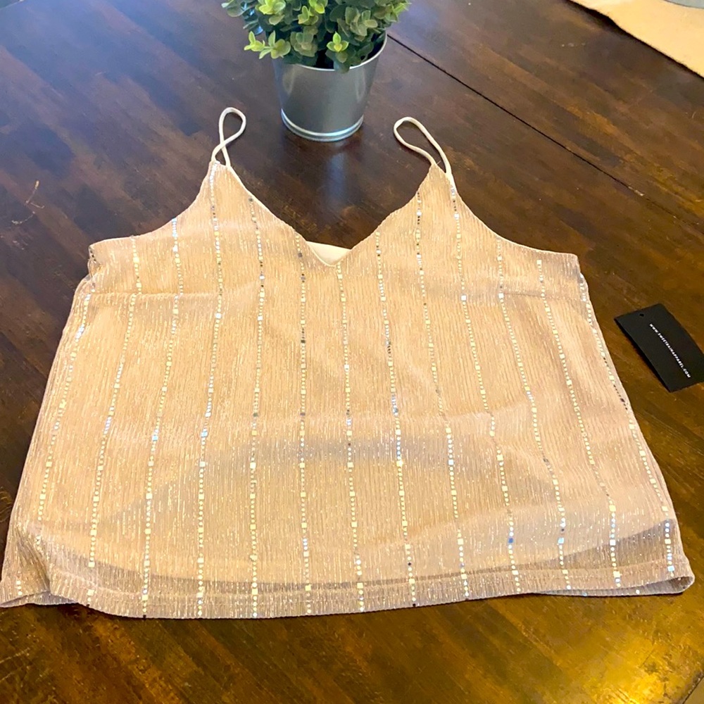 Gold & Silver Tank top